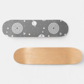 Gray Space Stuff Skateboard (Horizontal)