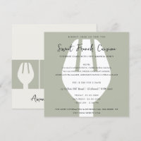 GRAY SPOON FORK COOKING CLASS EINLADEN VORLAGE