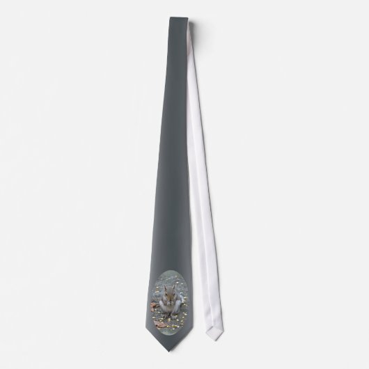 Gray Squirrel Necktie Krawatte (Vorderseite)