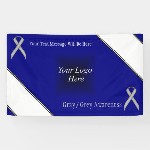 Gray Standard Ribbon von Kenneth Yoncich Banner