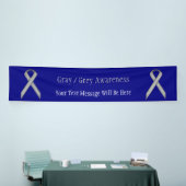 Gray Standard Ribbon von Kenneth Yoncich Banner (Messeveranstaltung)