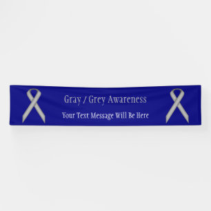 Gray Standard Ribbon von Kenneth Yoncich Banner