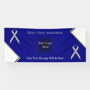 Gray Standard Ribbon von Kenneth Yoncich Banner