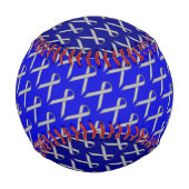 Gray Standard Ribbon von Kenneth Yoncich Baseball (Rückseite)