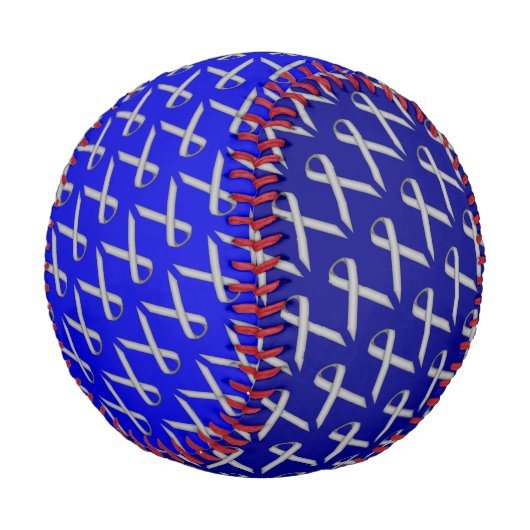 Gray Standard Ribbon von Kenneth Yoncich Baseball (Schrägansicht)