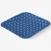 Gray Standard Ribbon von Kenneth Yoncich Pappteller (Gewinkelt)