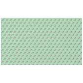 Gray Star Green Red Robin Wreath Weihnachten Tischdecke (Vorderseite (Horizontal))