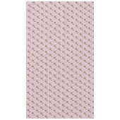 Gray Star Pink Red Robin Wreath Weihnachten Tischdecke (Vorderseite)