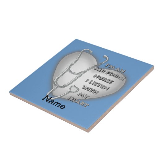 Gray Stethoscope Air Force Nurse Fliese (Seite)