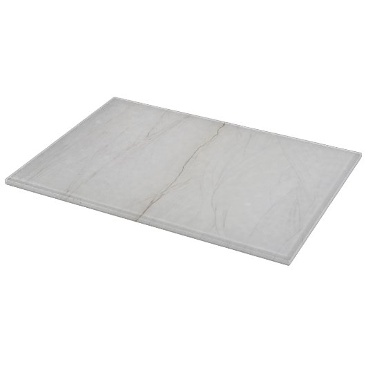 Gray Stone Cutting Board aus weißem Marmor Schneidebrett (Ecke)