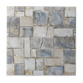 Gray Stone Pattern Fliese (Vorderseite)