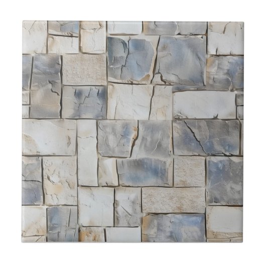 Gray Stone Pattern Fliese (Vorderseite)