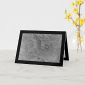 Gray Stone Pattern Karte (Gelbe Blume)