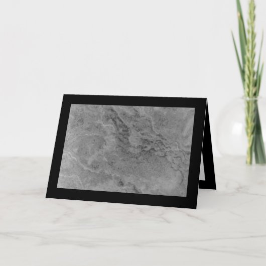 Gray Stone Pattern Karte (Vorderseite)