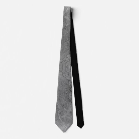 Gray Stone Pattern Neck Tie Krawatte (Vorderseite)