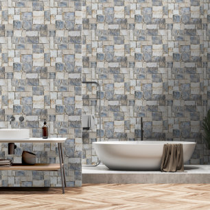 Gray Stone Pattern Tapete