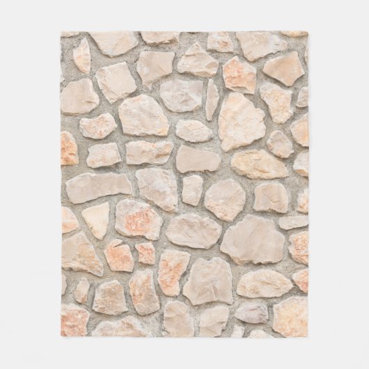 Gray stone wall background. stone, texture, wall,  fleecedecke (Vorderseite)