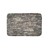 Gray Stone Wall Badematte (Vorderseite)