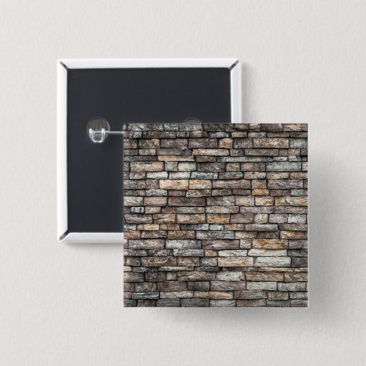 Gray Stone Wall Button (Vorne & Hinten)
