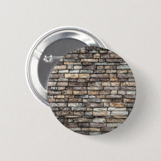 Gray Stone Wall Button (Vorne & Hinten)