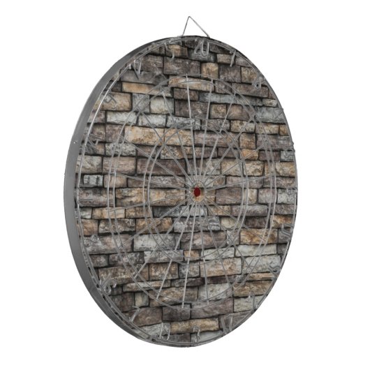Gray Stone Wall Dartscheibe (Vorderseite Links)