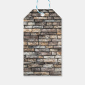 Gray Stone Wall Geschenkanhänger (Vorderseite)