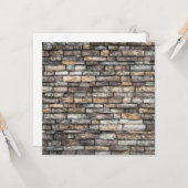 Gray Stone Wall Karte (Vorderseite/Rückseite Beispiel)