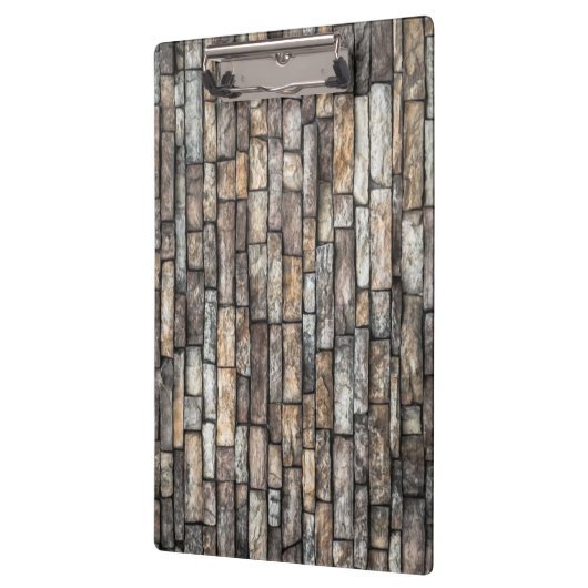 Gray Stone Wall Klemmbrett (Links)