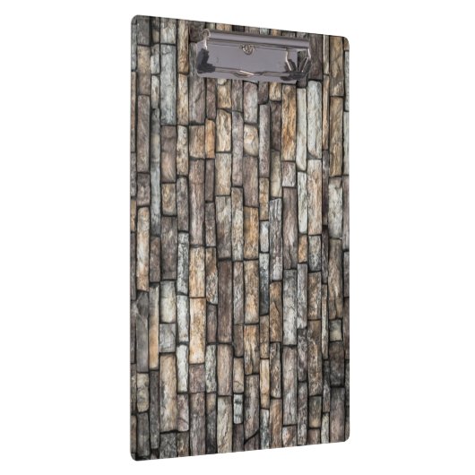 Gray Stone Wall Klemmbrett (Rechts)