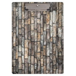 Gray Stone Wall Klemmbrett