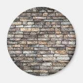 Gray Stone Wall Magnet (Vorne)