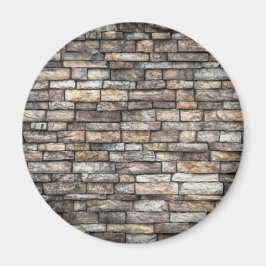 Gray Stone Wall Magnet