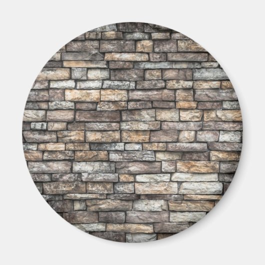 Gray Stone Wall Magnet (Vorne)