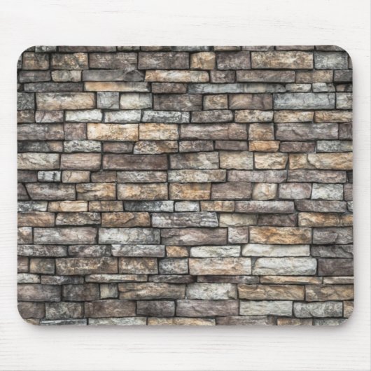Gray Stone Wall Mousepad (Vorne)