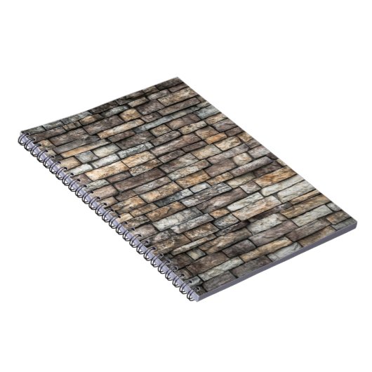 Gray Stone Wall Notizblock (Rechte Seite)