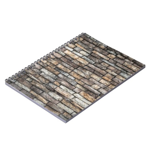 Gray Stone Wall Notizblock (Linke Seite)