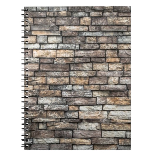 Gray Stone Wall Notizblock (Vorderseite)