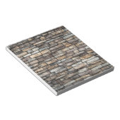 Gray Stone Wall Notizblock (angewinkelt)