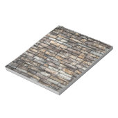 Gray Stone Wall Notizblock (Rotiert)