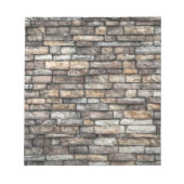 Gray Stone Wall Notizblock (Vorderseite)