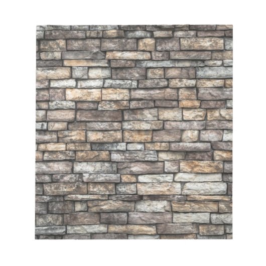 Gray Stone Wall Notizblock (Vorderseite)