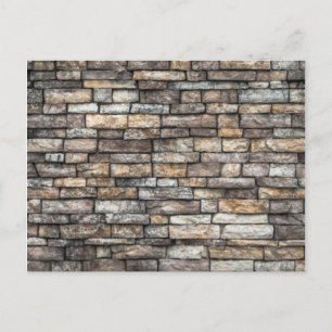 Gray Stone Wall Postkarte