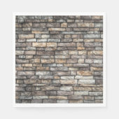 Gray Stone Wall Serviette (Vorderseite)