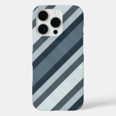 Gray Stripes Case-Mate iPhone Hülle (Rückseite)