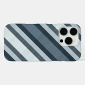 Gray Stripes Case-Mate iPhone Hülle (Rückseite (Horizontal))
