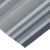 Gray Stripes Kurzer Tischläufer (Ecke)