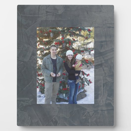 Gray Suede Fotoplatte (Vorderseite)