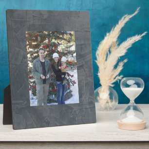 Gray Suede Fotoplatte