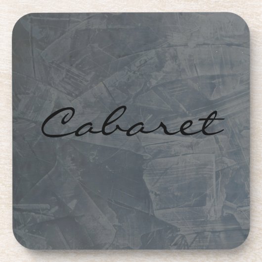 Gray Suede Getränkeuntersetzer (Vorderseite)