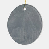 Gray Suede Keramikornament (Links)